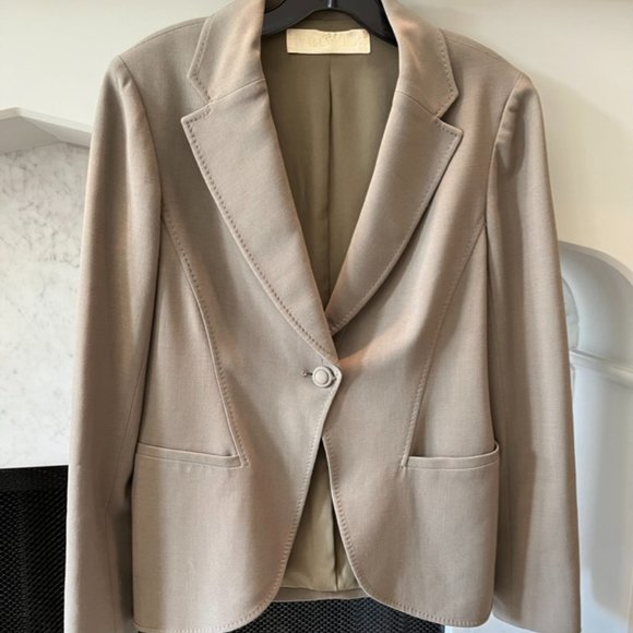 Valentino green jacket size 8